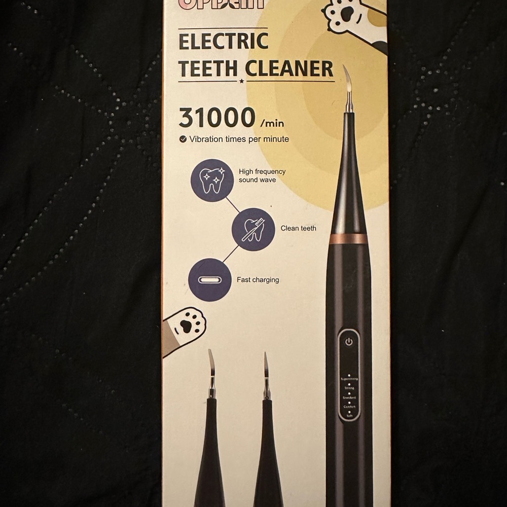 Oppenheim Electric Teeth Cleaner - Black
